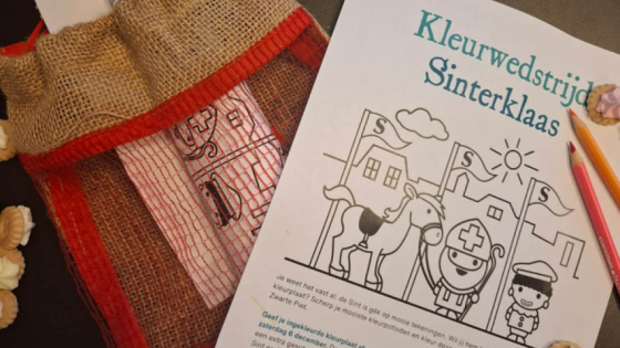 Kleurwedstrijd Sinterklaas