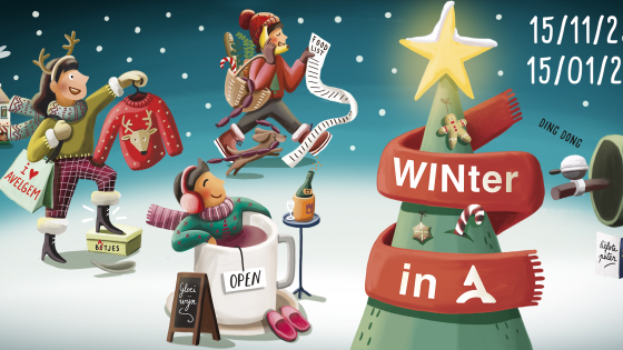 Omslag eindejaarsactie