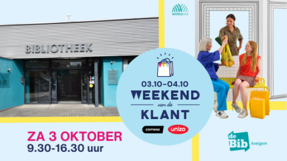 Weekend vd klant 2026 nieuws bibliotheek Avelgem